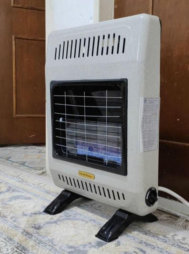 بخاری بدون دودکش شعله ای برند جنرال