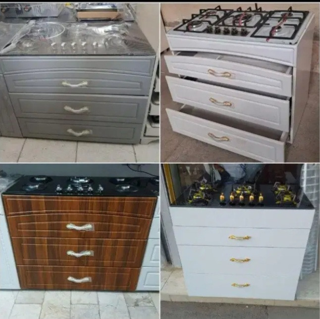 اجاق گاز ام دی اف ۵ شعله استیل جنرال